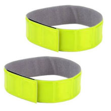 Reflective Adjustable Hook & Loop Arm Bands Gear for Jogging, Biking, Walking